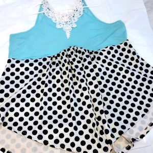 Plus Size retro tank top